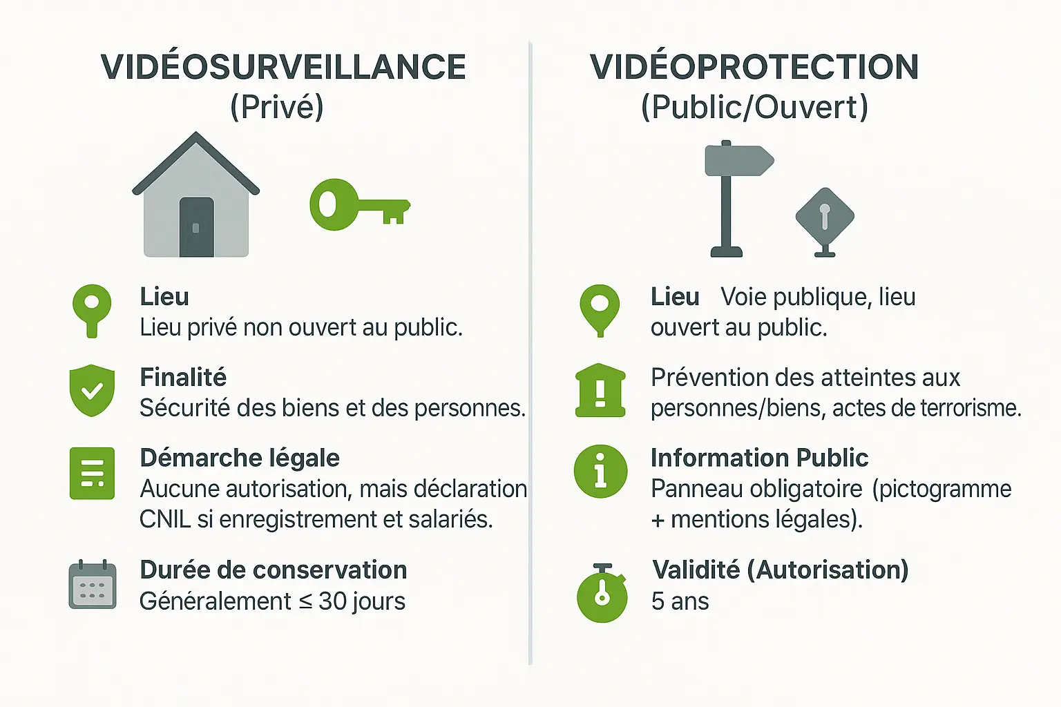 différence entre vidéosurveillance et vidéoprotection